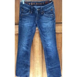 Rock Revival Gwen Boot Cut Blue Jeans Size 28